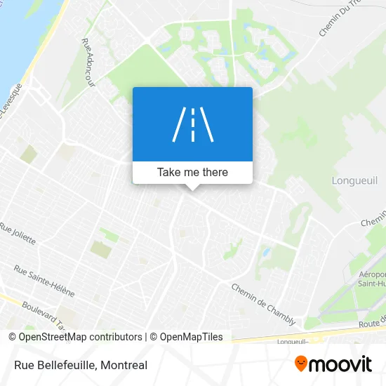 Rue Bellefeuille map