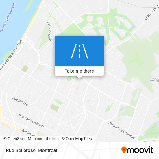 Rue Bellerose map