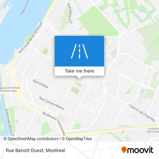 Rue Benoit Ouest map