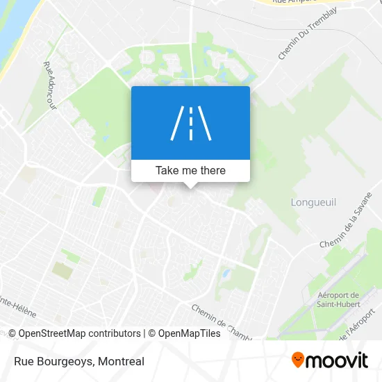 Rue Bourgeoys map