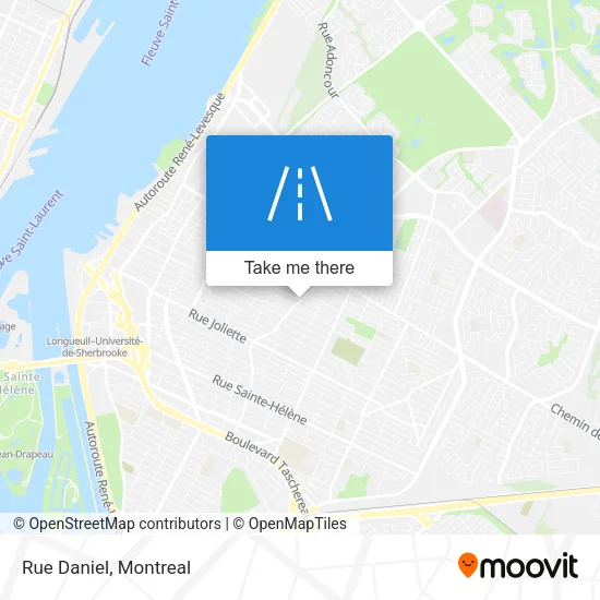 Rue Daniel map