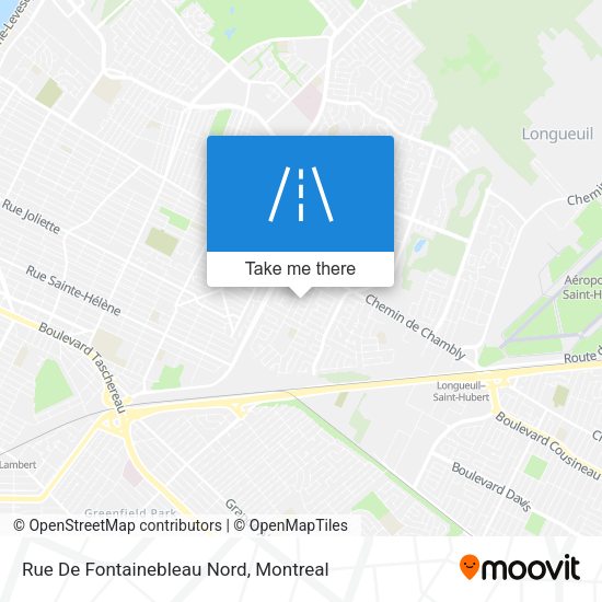Rue De Fontainebleau Nord map