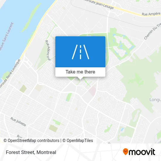 Rue De La Forêt map