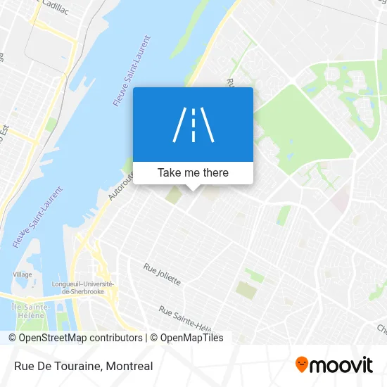 Rue De Touraine map