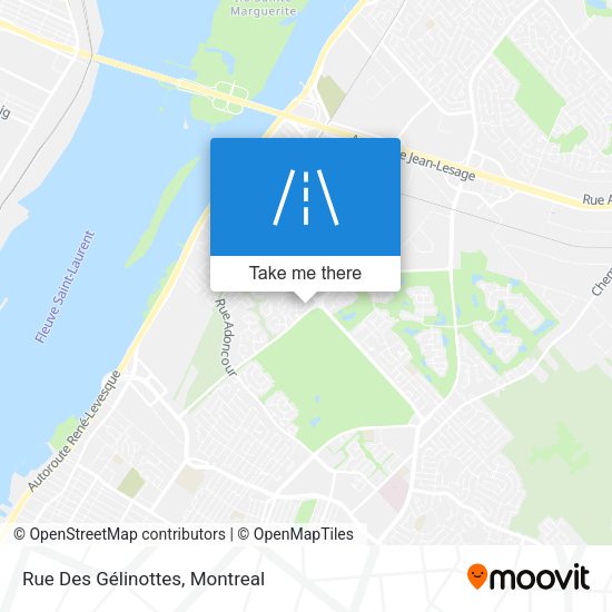 Rue Des Gélinottes map