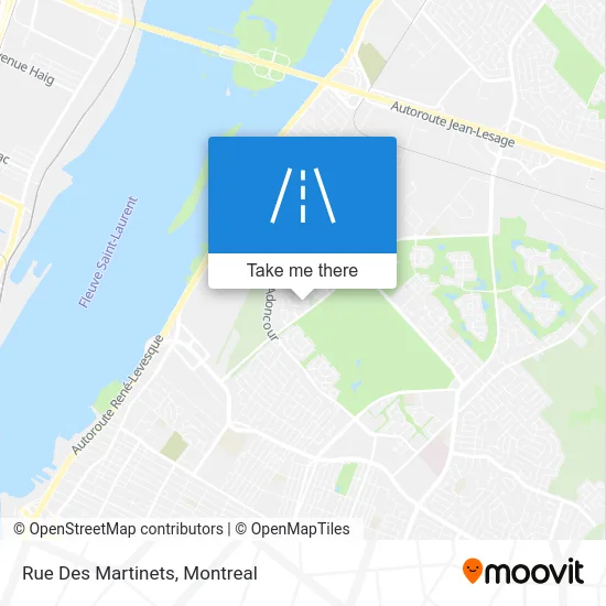 Rue Des Martinets map