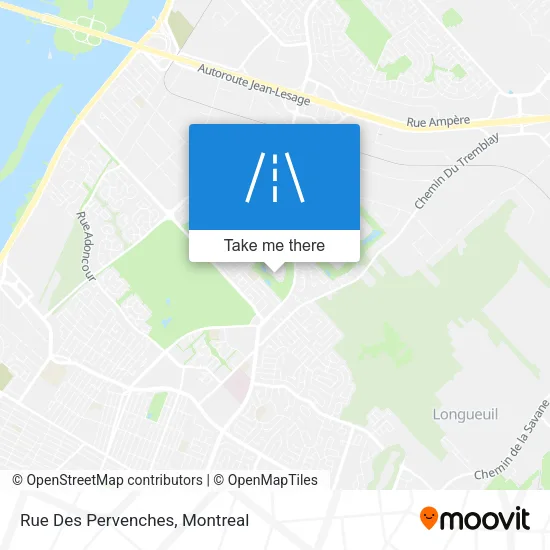 Rue Des Pervenches map