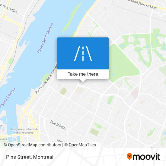 Rue Des Pins map
