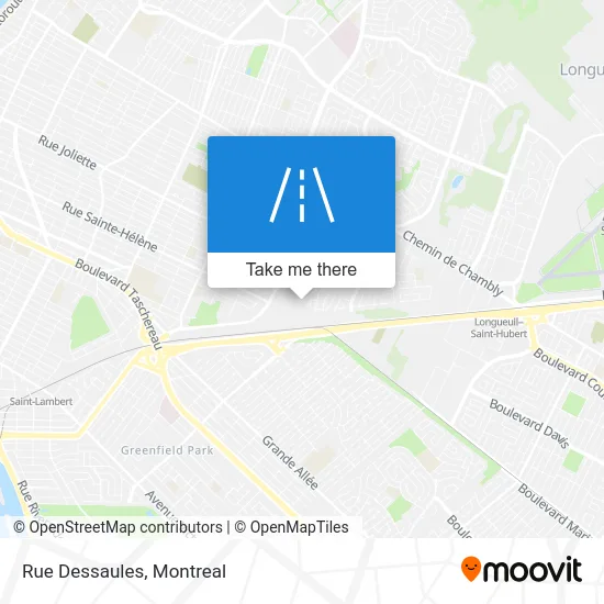 Rue Dessaules map