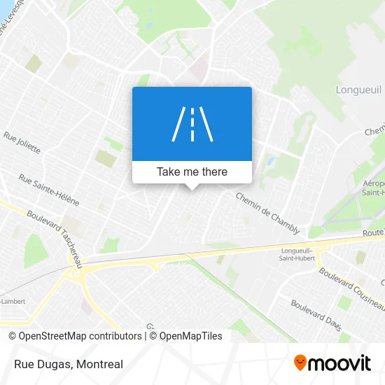 Rue Dugas map
