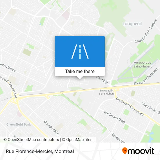 Rue Florence-Mercier map