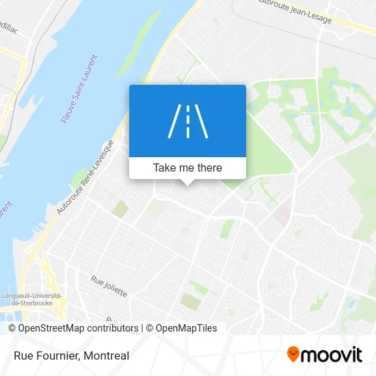 Rue Fournier map