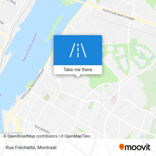 Rue Fréchette map