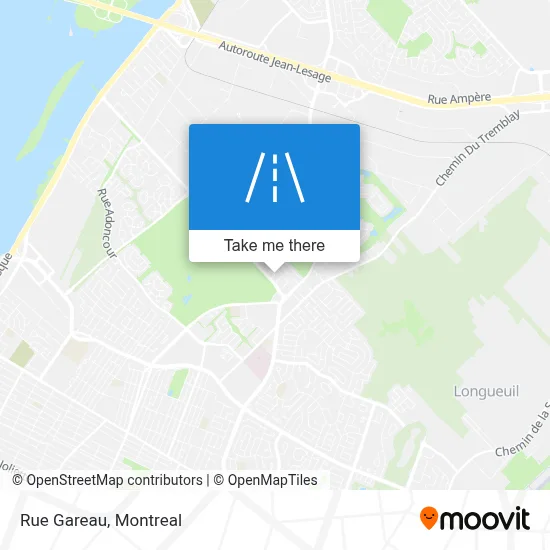 Rue Gareau map