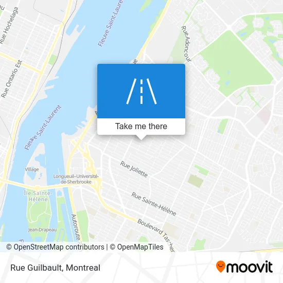Rue Guilbault map