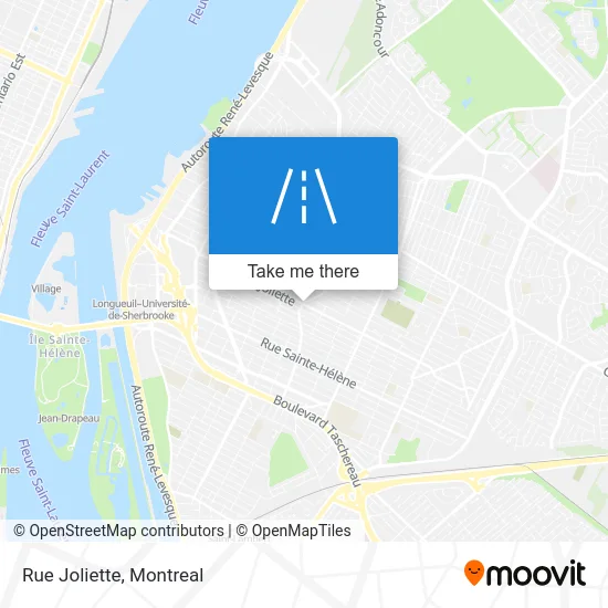 Rue Joliette map