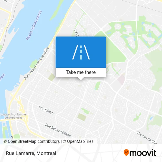 Rue Lamarre map