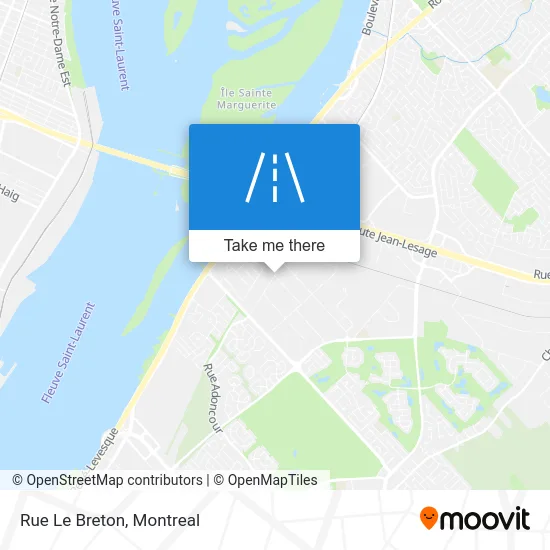 Rue Le Breton map