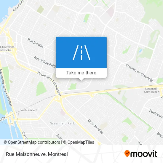 Rue Maisonneuve map