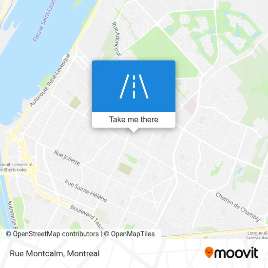 Rue Montcalm map