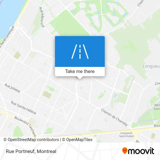 Rue Portneuf map