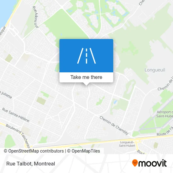 Rue Talbot map