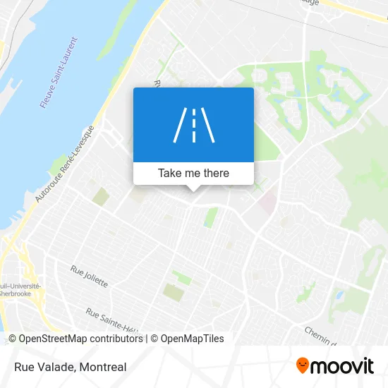 Rue Valade map