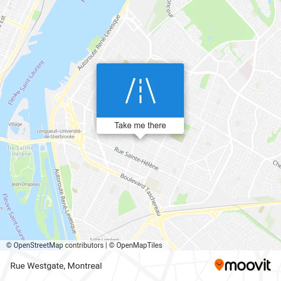 Rue Westgate map