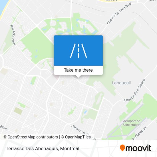 Terrasse Des Abénaquis map