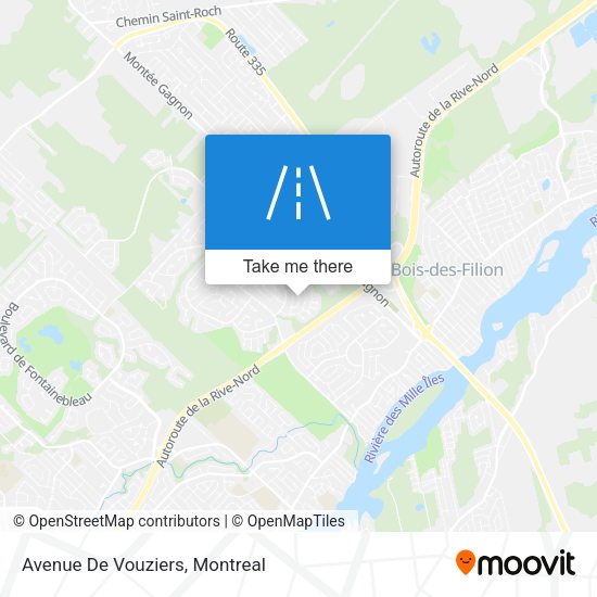 Avenue De Vouziers map