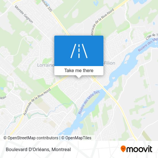 Boulevard D'Orléans map