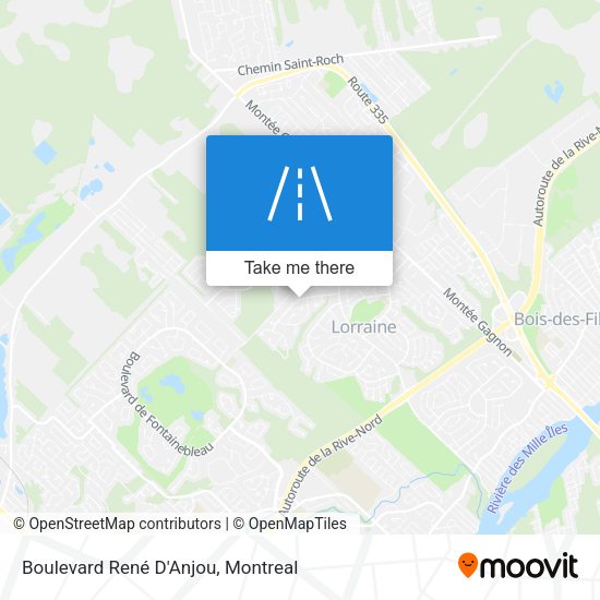 Boulevard René D'Anjou map