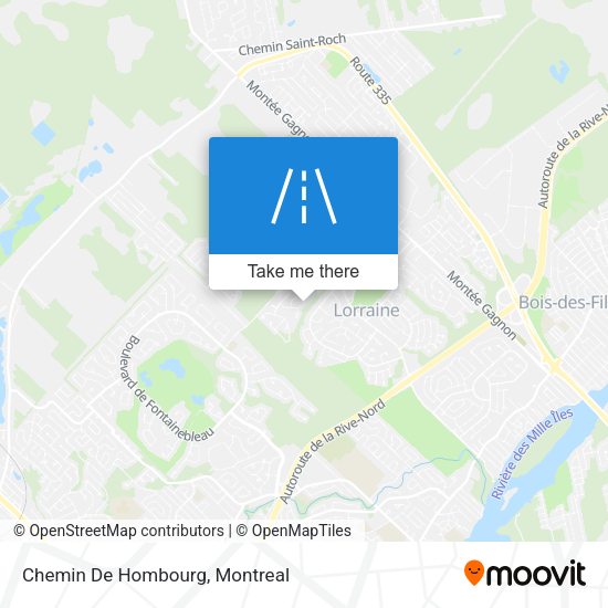 Chemin De Hombourg map