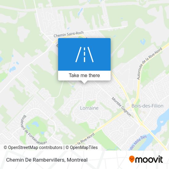Chemin De Rambervillers map