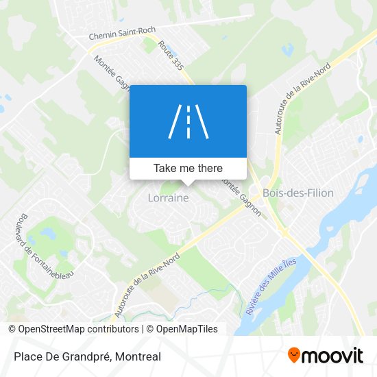 Place De Grandpré map