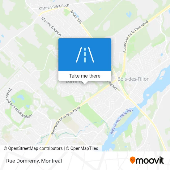 Rue Domremy map