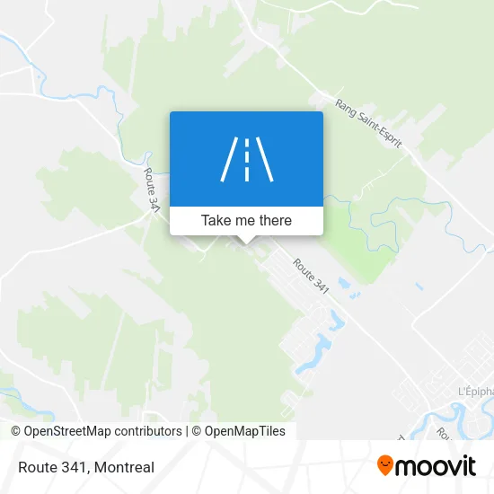 Route 341 map