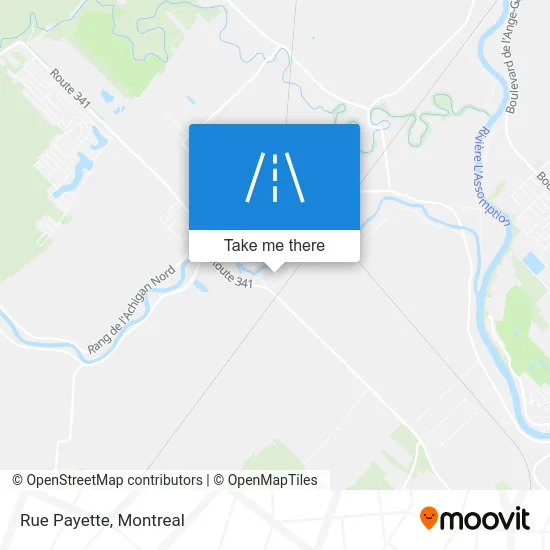 Rue Payette map