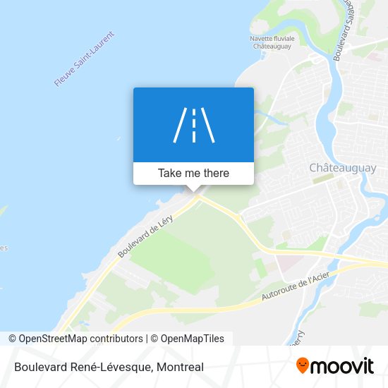 Boulevard René-Lévesque map