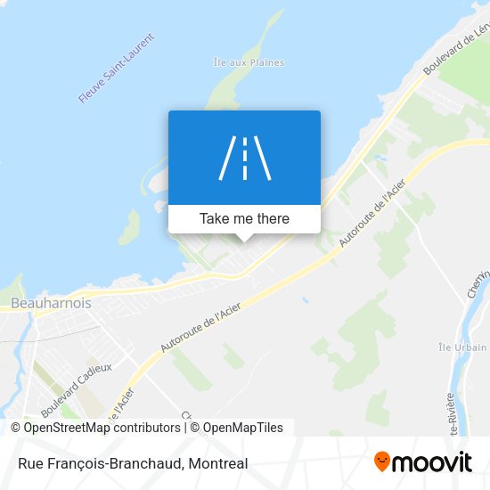 Rue François-Branchaud map