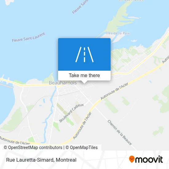 Rue Lauretta-Simard map