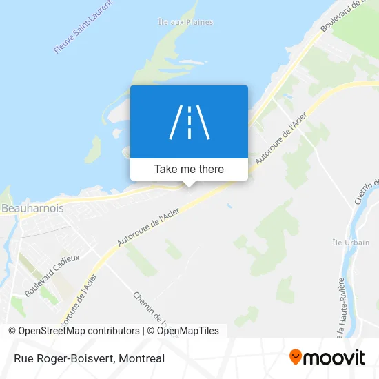 Rue Roger-Boisvert map