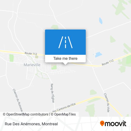 Rue Des Anémones map