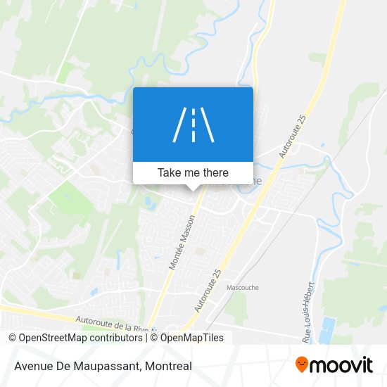 Avenue De Maupassant map