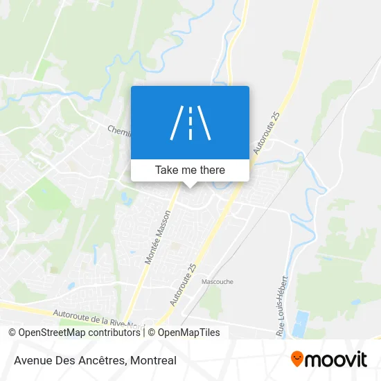 Avenue Des Ancêtres map
