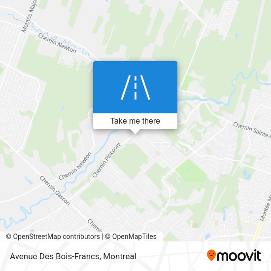 Avenue Des Bois-Francs map