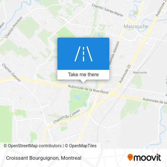 Croissant Bourguignon map