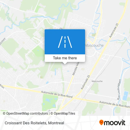 Croissant Des Roitelets map
