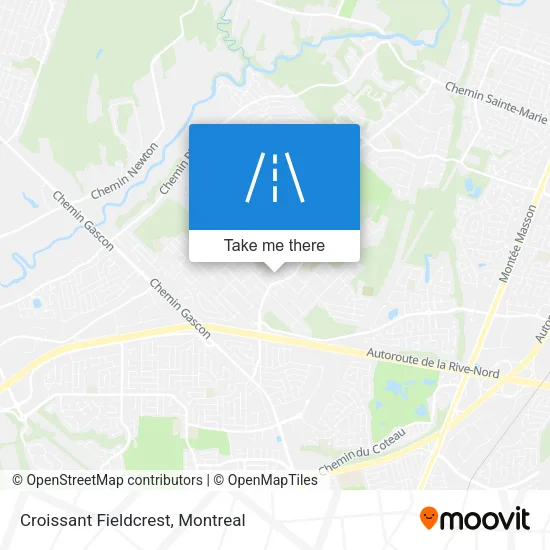 Croissant Fieldcrest map