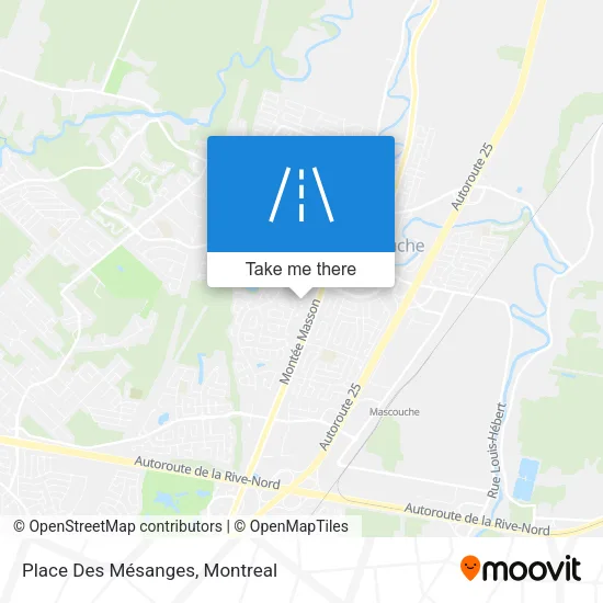 Place Des Mésanges map